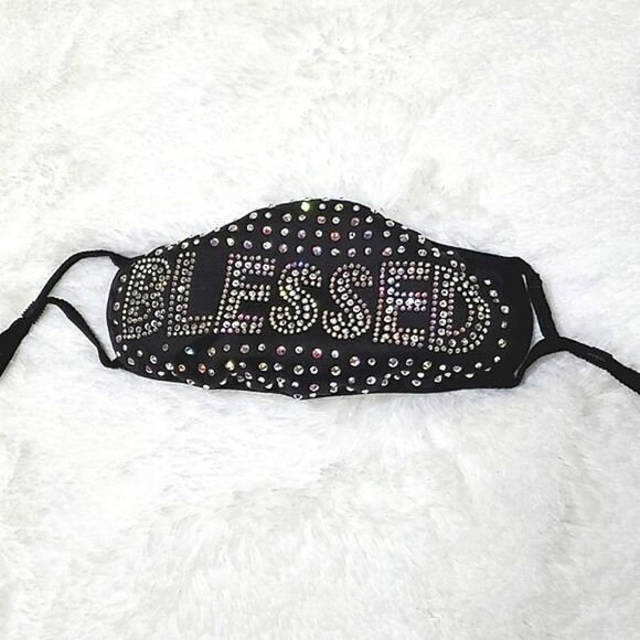 Crystal Designer Blessed Facemask - Picture 3 of 5